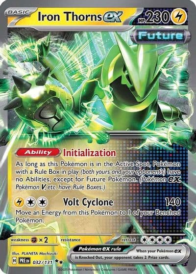Iron Thorns ex SV: Prismatic Evolutions Pokemon card