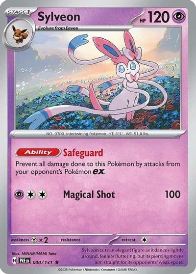 Sylveon SV: Prismatic Evolutions Pokemon card