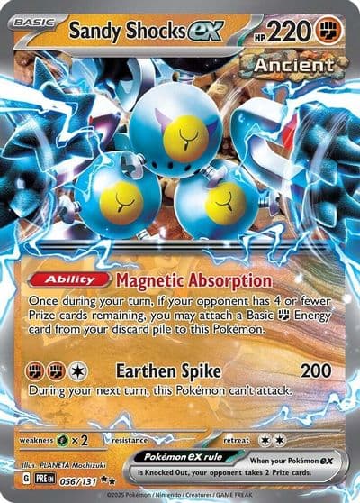 Sandy Shocks ex SV: Prismatic Evolutions Pokemon card