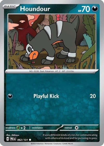 Houndour SV: Prismatic Evolutions Pokemon card