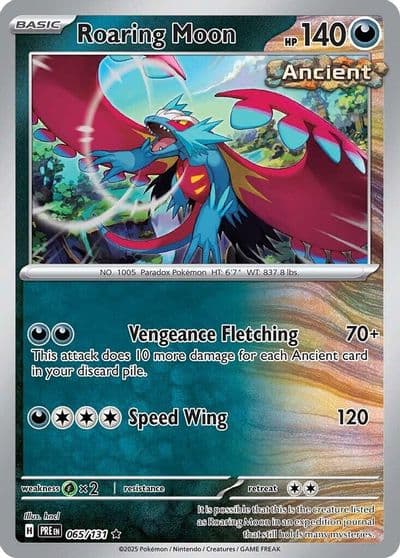 Roaring Moon SV: Prismatic Evolutions Pokemon card