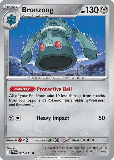 Bronzong SV: Prismatic Evolutions Pokemon card