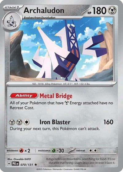 Archaludon SV: Prismatic Evolutions Pokemon card
