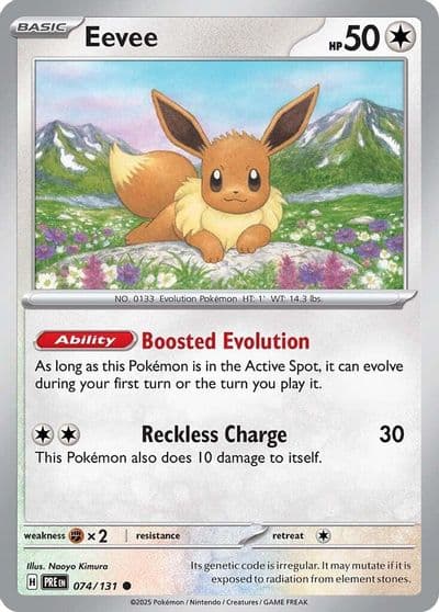 Eevee SV: Prismatic Evolutions Pokemon card