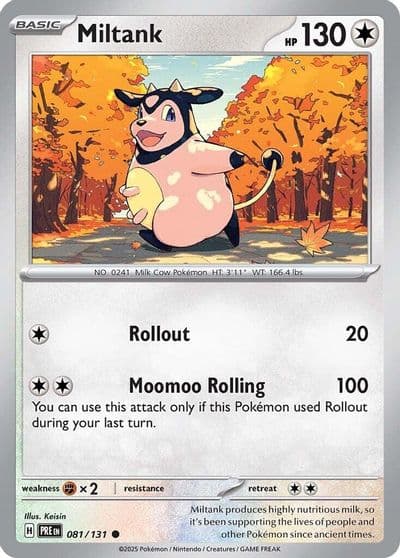 Miltank SV: Prismatic Evolutions Pokemon card