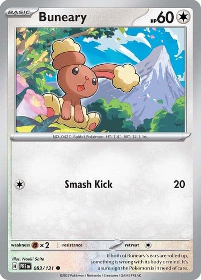 Buneary ME02: Phantasmal Flames Pokemon card