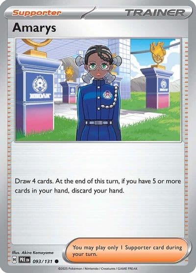 Amarys SV: Prismatic Evolutions Pokemon card