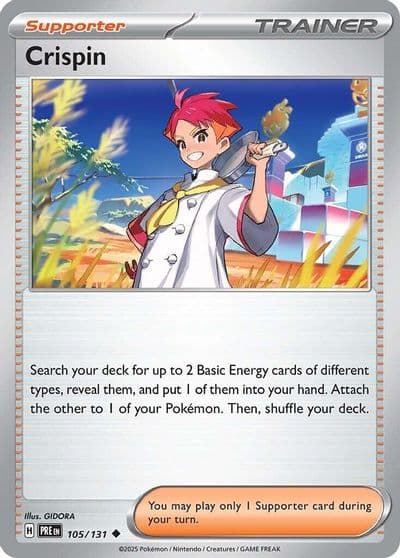 Crispin SV: Prismatic Evolutions Pokemon card