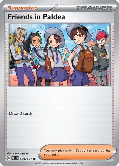 Friends in Paldea SV: Prismatic Evolutions Pokemon card