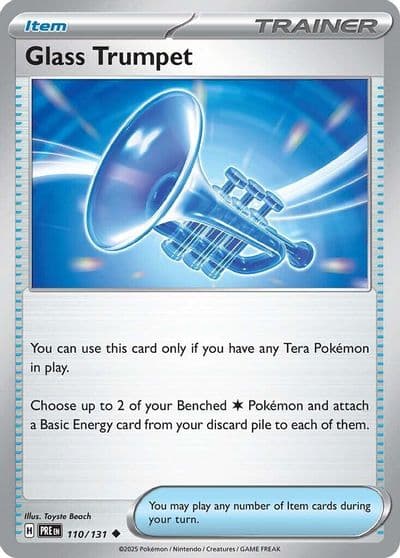 Glass Trumpet SV: Prismatic Evolutions Pokemon card