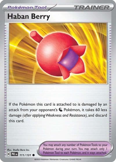 Haban Berry SV: Prismatic Evolutions Pokemon card