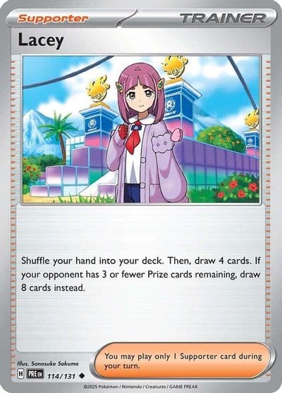 Lacey SV: Prismatic Evolutions Pokemon card