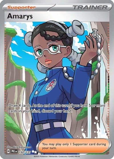 Amarys SV: Prismatic Evolutions Pokemon card