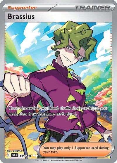 Brassius SV: Prismatic Evolutions Pokemon card
