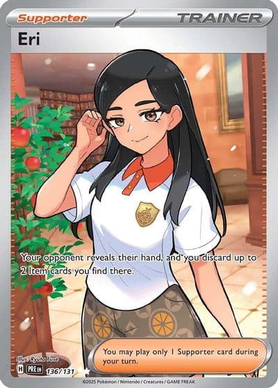 Eri SV: Prismatic Evolutions Pokemon card