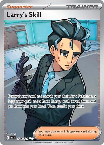 Larry's Skill SV: Prismatic Evolutions Pokemon card