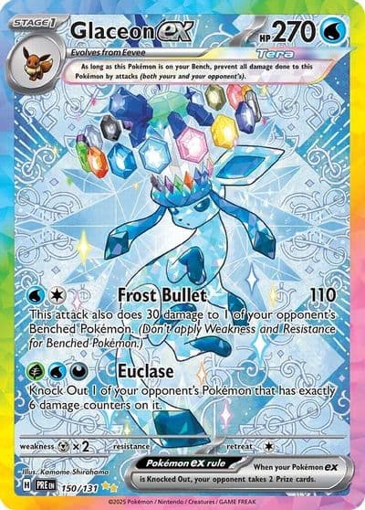 Glaceon ex SV: Prismatic Evolutions Pokemon card