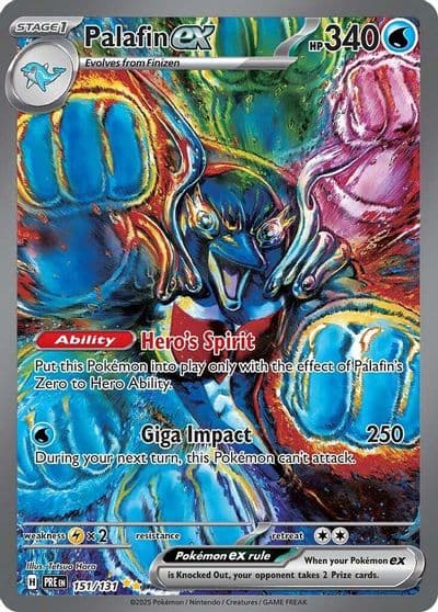 Palafin ex SV: Prismatic Evolutions Pokemon card