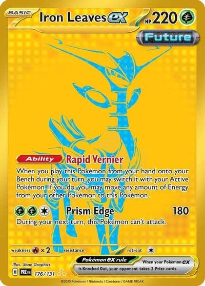 Iron Leaves ex SV: Prismatic Evolutions Pokemon card