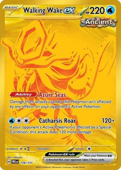 Walking Wake ex SV: Prismatic Evolutions Pokemon card