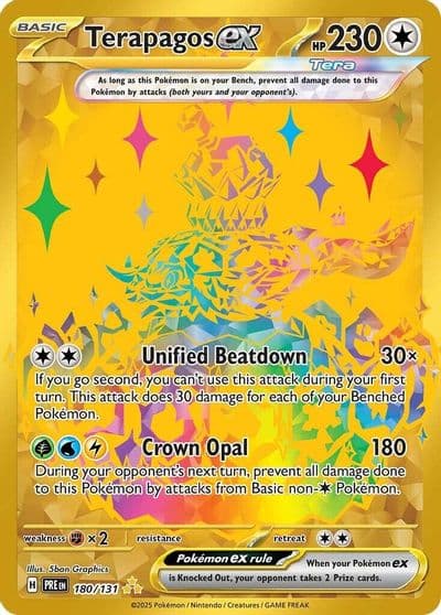 Terapagos ex SV: Prismatic Evolutions Pokemon card