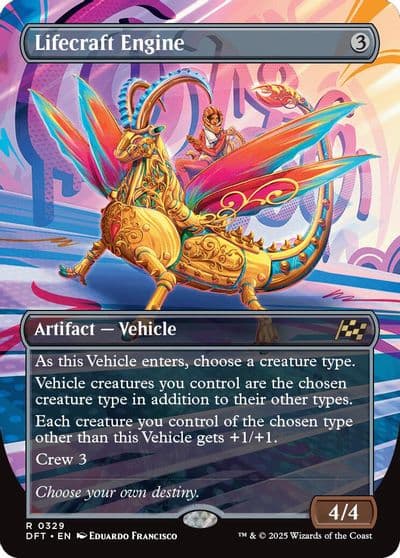 Lifecraft Engine Borderless Aetherdrift Magic card