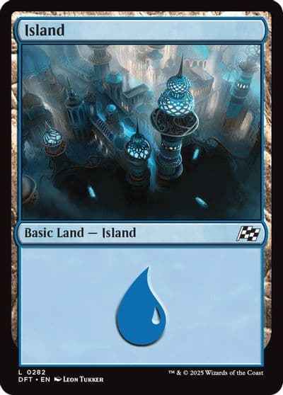 Island 0282 Aetherdrift Magic card