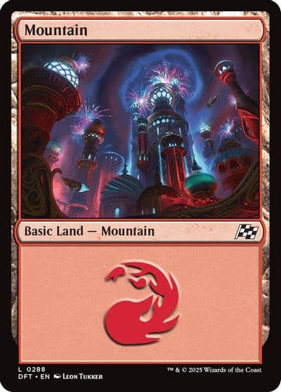 Mountain 0288 Aetherdrift Magic card