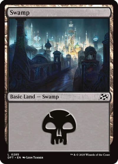 Swamp 0285 Aetherdrift Magic card
