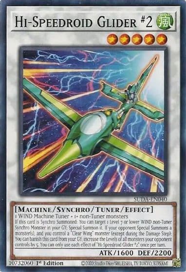 Hi Speedroid Glider 2 Supreme Darkness Yu-Gi-Oh! card