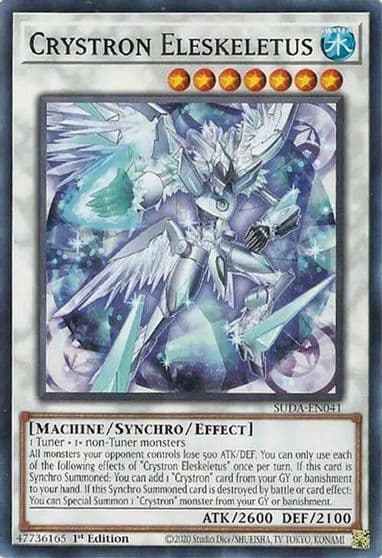 Crystron Eleskeletus Supreme Darkness Yu-Gi-Oh! card