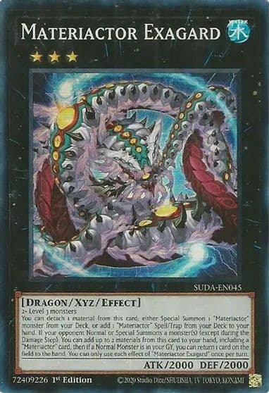 Materiactor Exagard Supreme Darkness Yu-Gi-Oh! card