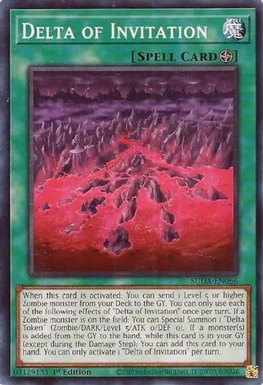 Delta of Invitation Supreme Darkness Yu-Gi-Oh! card
