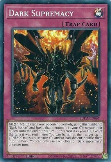 Dark Supremacy Supreme Darkness Yu-Gi-Oh! card