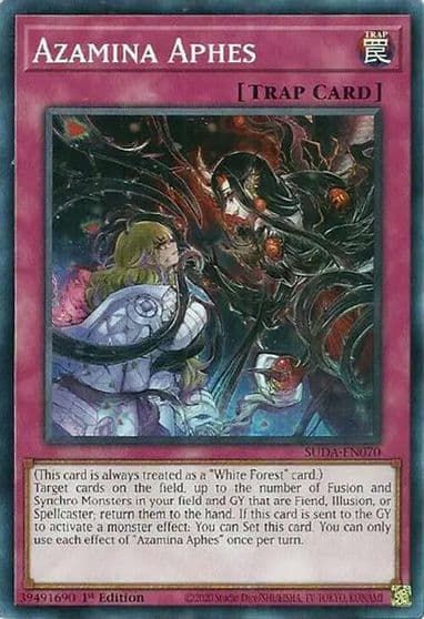 Azamina Aphes Supreme Darkness Yu-Gi-Oh! card