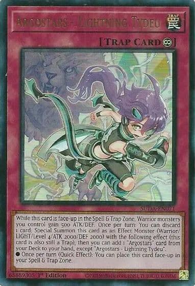 Argostars Lightning Tydeu Supreme Darkness Yu-Gi-Oh! card