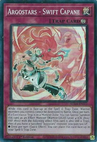 Argostars Swift Capane Supreme Darkness Yu-Gi-Oh! card