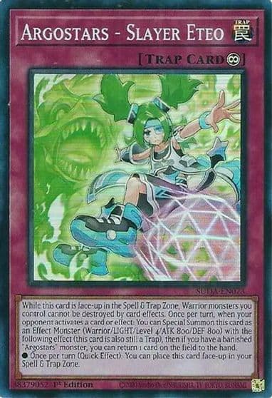 Argostars Slayer Eteo Supreme Darkness Yu-Gi-Oh! card