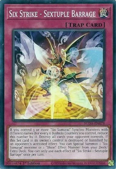 Six Strike Sextuple Barrage Supreme Darkness Yu-Gi-Oh! card