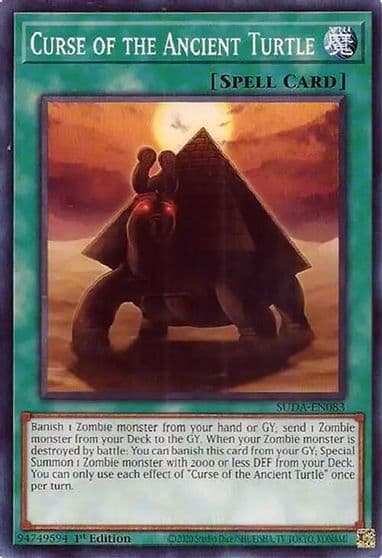 Curse of the Ancient Turtle Supreme Darkness Yu-Gi-Oh! card