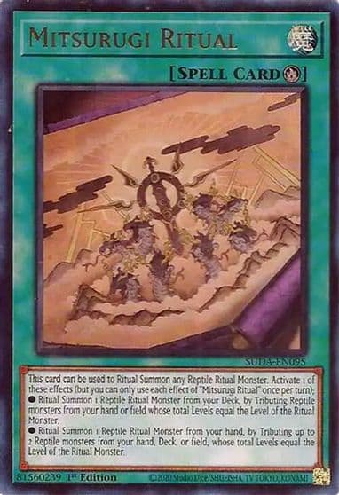 Mitsurugi Ritual Supreme Darkness Yu-Gi-Oh! card