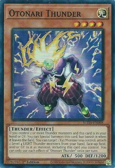 Otonari Thunder Supreme Darkness Yu-Gi-Oh! card