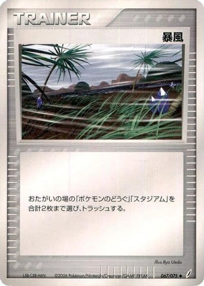 Windstorm Miracle Crystal Pokemon card