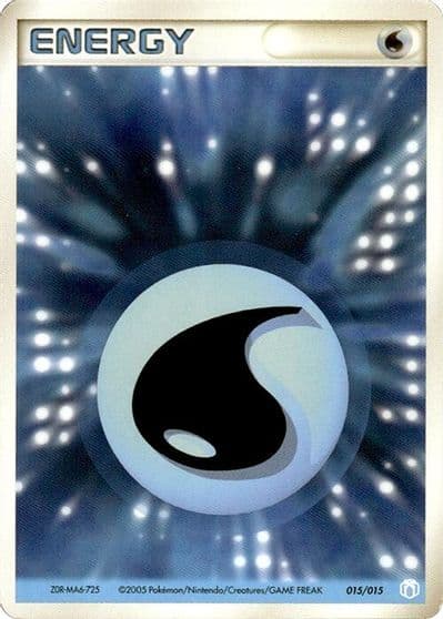 Basic Water Energy 015 015 Gift Box Mew - Lucario (Crawdaunt Quarter Deck) Pokemon card