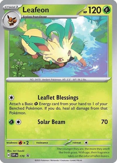 Leafeon - 170 (Cosmos Holo) SV: Scarlet & Violet Promo Cards Pokemon card