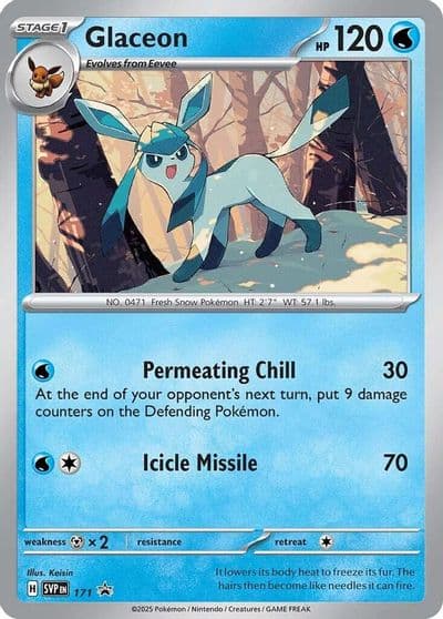 Glaceon - 171 (Cosmos Holo) SV: Scarlet & Violet Promo Cards Pokemon card