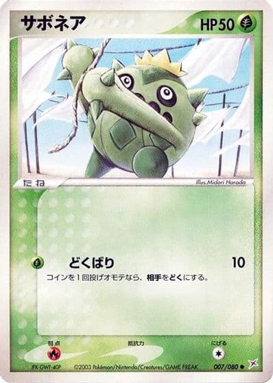 Cacnea Magma VS Aqua: Two Ambitions Pokemon card