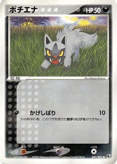 Poochyena ADV Expansion Pack Pokemon card