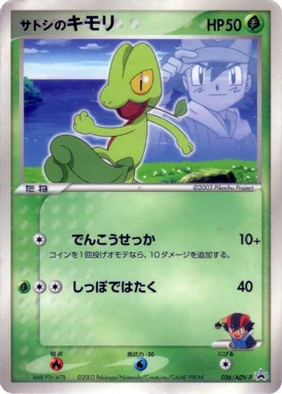 Ash's Treecko ADV-P Promotional cards Pokemon card