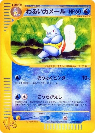 Dark Wartortle Pokemon Web Pokemon card